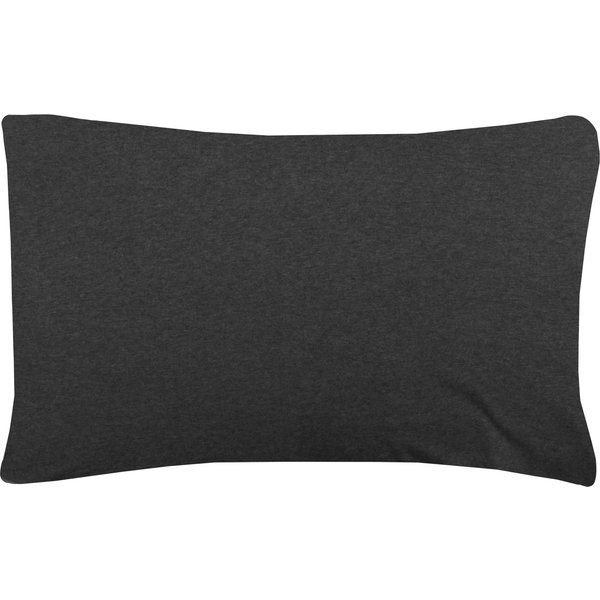 Smart Living Jersey Melange Polycotton Easy Care Bed Linen Luxury Fitted Bedsheet or Pillowcase in Charcoal | Size: King Fitted