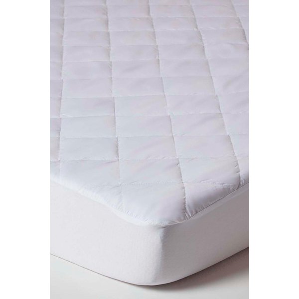 Homescapes Anti Allergy Mattress Protector in White | Size: EU Single