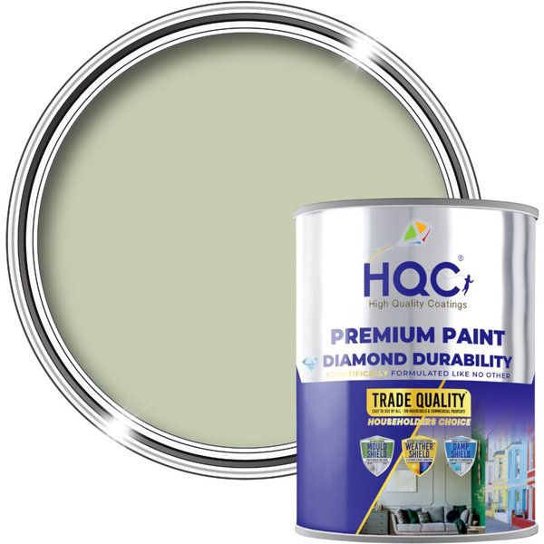 HQC PAINTS Masonry Paint - 10L in Sage Green