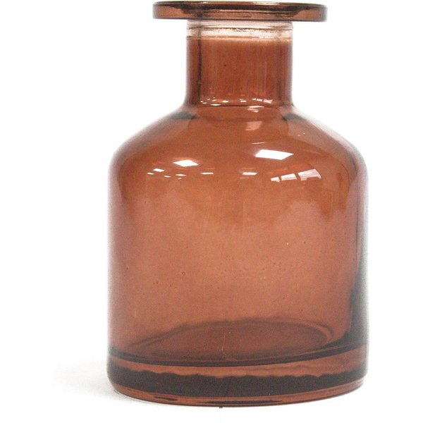KDMD 140 ml Round Alchemist Reed Diffuser Bottle - Brown