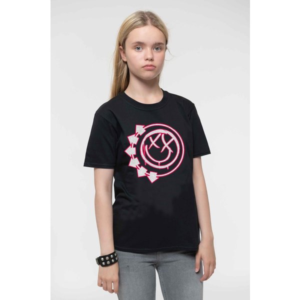 Blink 182 Six Arrow Smile T-Shirt in Black | Size: Medium