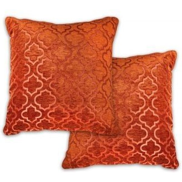 New Edge Blinds Newedgeblinds Marrakesh Cushion Cover In Terracotta
