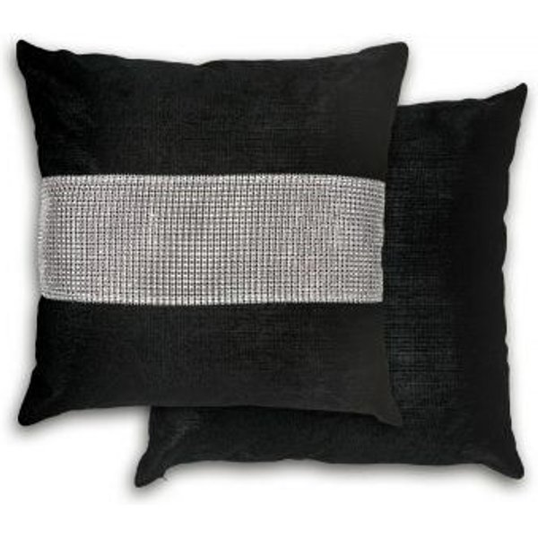New Edge Blinds Newedgeblinds Melia Cushion Cover In Black Black