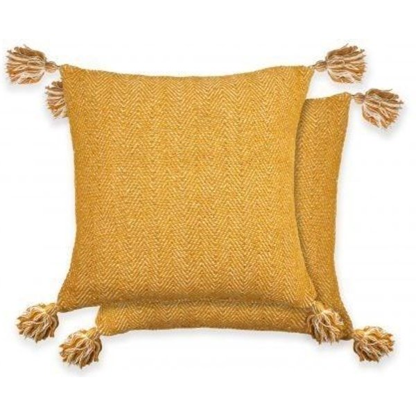 New Edge Blinds Newedgeblinds Hartley Cushion Cover In Ochre, Yellow