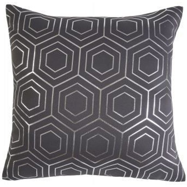 New Edge Blinds Newedgeblinds Element Cushion Cover In Charcoal Grey, Grey