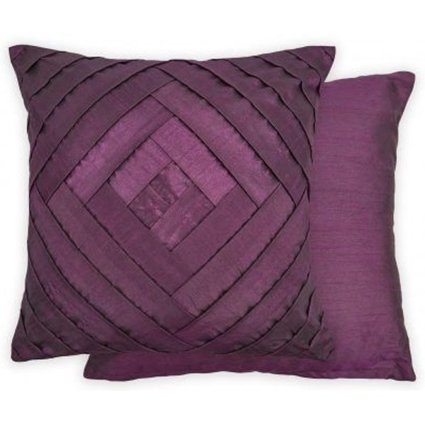 New Edge Blinds Newedgeblinds Gio Cushion Cover In Plum Purple, Purple