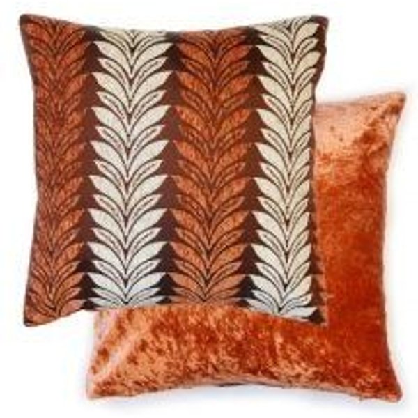 New Edge Blinds Newedgeblinds Trellis Cushion Cover In Burnt Orange