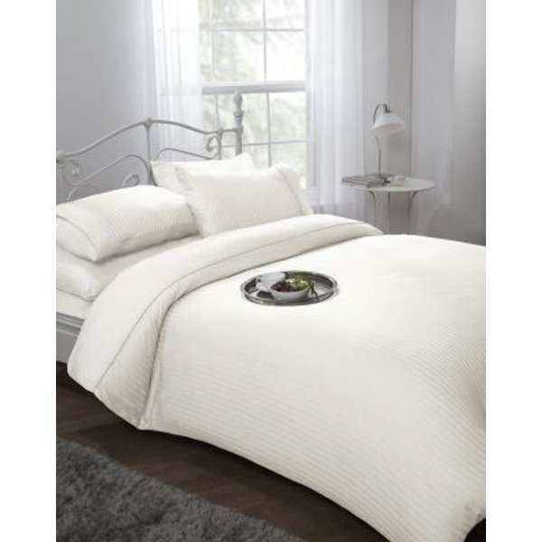 New Edge Blinds Newedgeblinds Carlton Collection Duvet Set In Cream, Super King, Cream