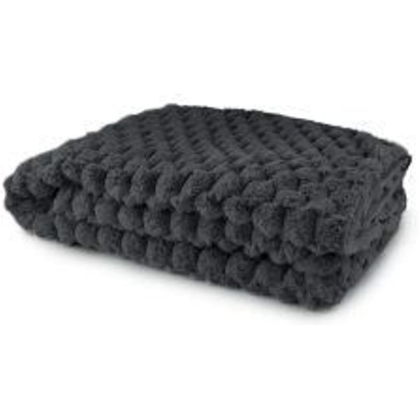 New Edge Blinds Newedgeblinds Leah Collection Deluxe Throw In Black (55" X 71"), Black