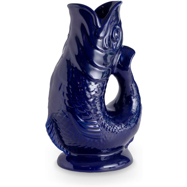 Wade Albert White Fish Jug, 0.6L, Cobalt Blue WA967802COB | Size: A