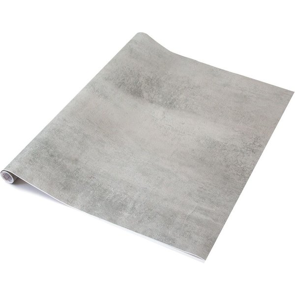 D-C-Fix Concrete Grey 67.5cm x 10m Self-adhesive Vinyl Wrap for Doors and Worktops, Grey