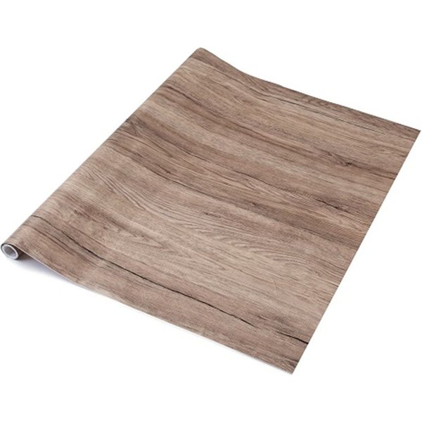 D-C-Fix Sanremo Oak 90cm x 5m Self-adhesive Vinyl Wrap for Doors and Worktops, Brown