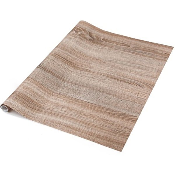 D-C-Fix Sonoma Oak Light 67.5cm x 5m Self-adhesive Vinyl Wrap for Doors and Worktops, Brown
