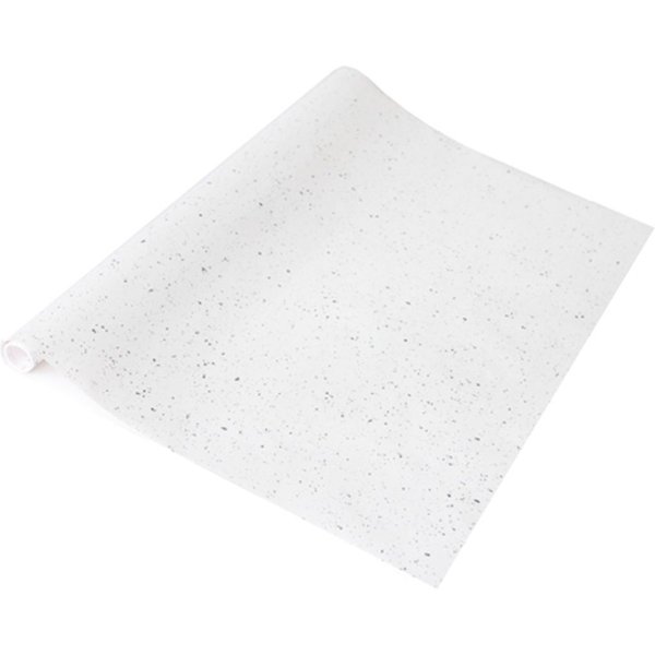 D-C-Fix White Granite Quartz Matt 67.5cm x 5m Self-adhesive Vinyl Wrap for Doors and Worktops, White