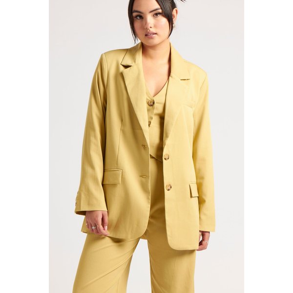 Urban Bliss Women's Oversized Blazer in Light Green | Size: 10