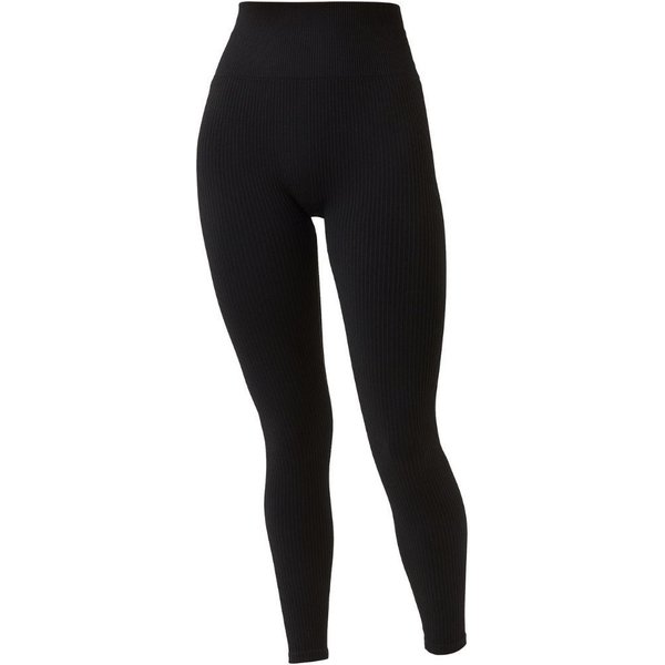 Bjorn Borg Women's Designer Rib Studio Leggings in Black | Size: Medium