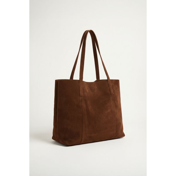 Barneys Originals Women's Tan Cow Suede Bag