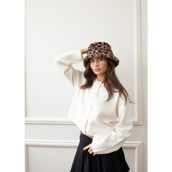SVNX Women's Leopard Print Bucket Hat