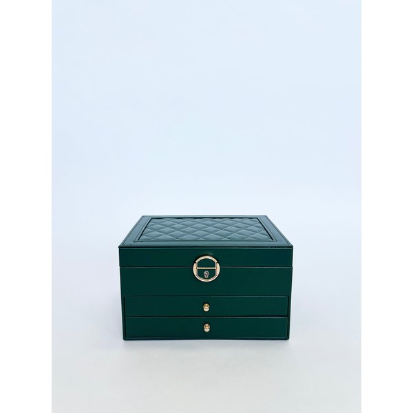 SVNX Women's Jewellery Storage Box in Green