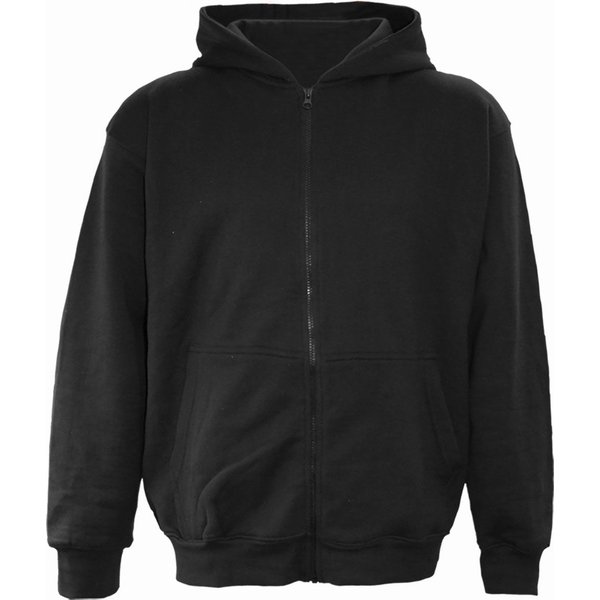Spiral Full Zip Hoody Black | Size: 2XL