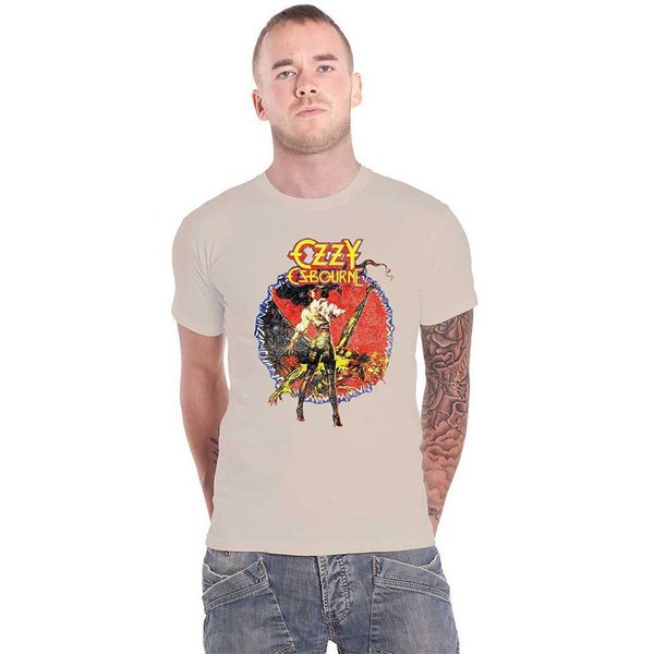 Ozzy Osbourne The Ultimate Sin Tour 86 T-Shirt in Natural | Size: Large