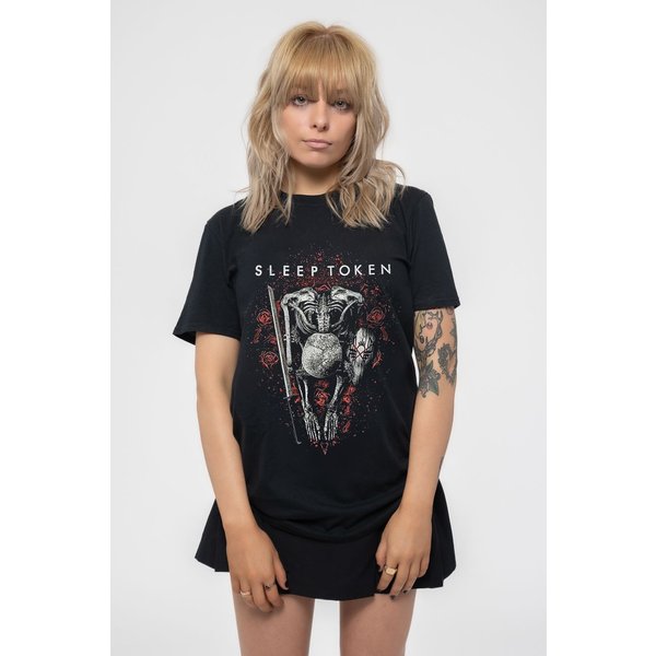 Sleep Token The Love You Want Skeleton T-Shirt in Black | Size: Large