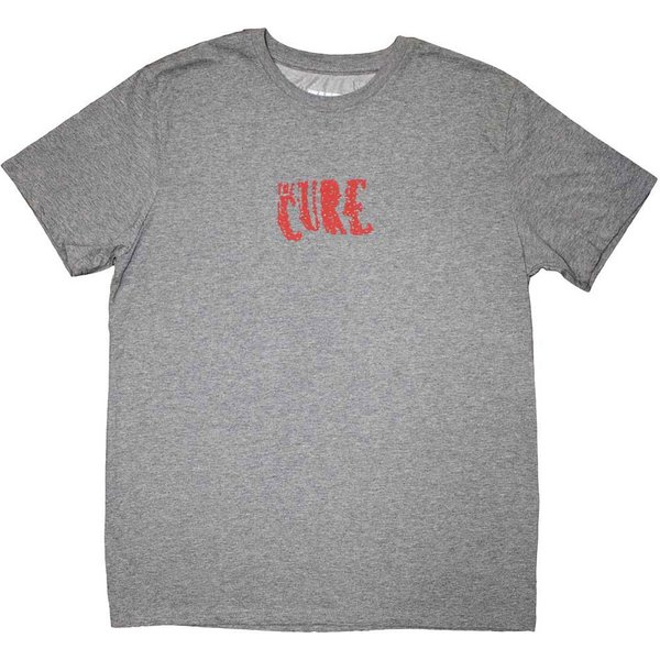 Cure Mini Band Logo T-Shirt in Grey | Size: Large