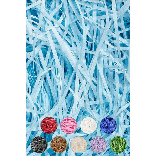 Neel Blue Shredded Tissue Paper, Decorative Gift Packaging Hamper Filler - 100g in Turquoise