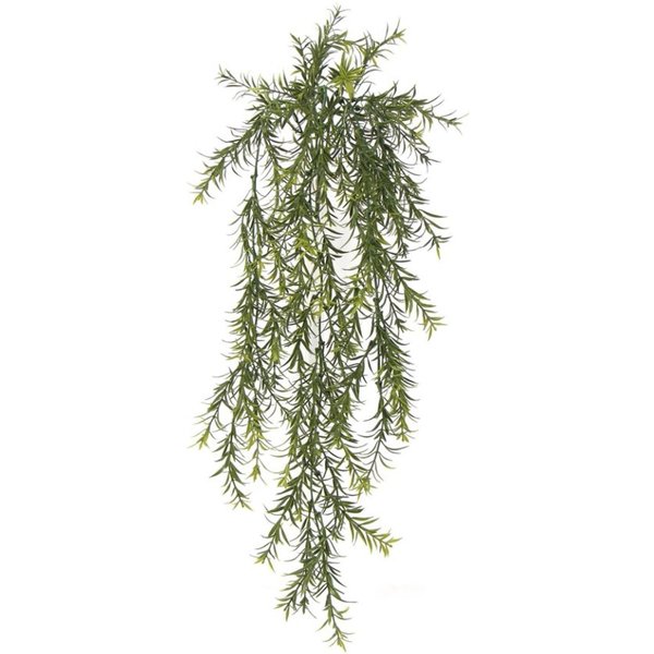 Leaf Hanging UV and Fire Resistant Artificial Spider Fern Plant 78cm, Green