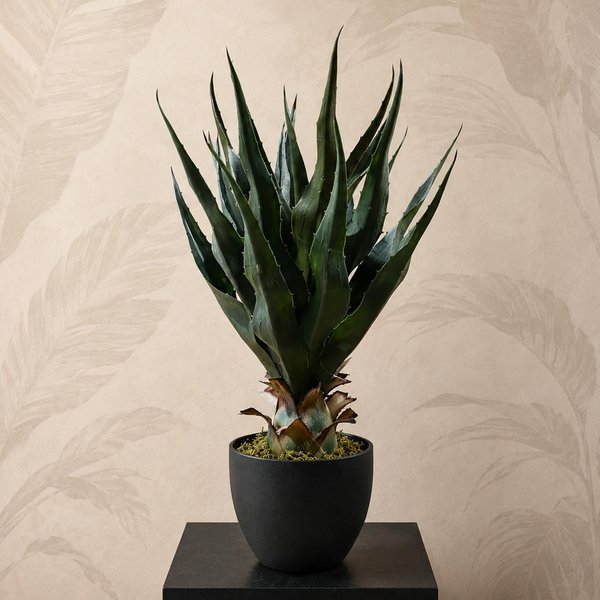 Botanik 70cm Agave Tropical Yucca Artificial, Green