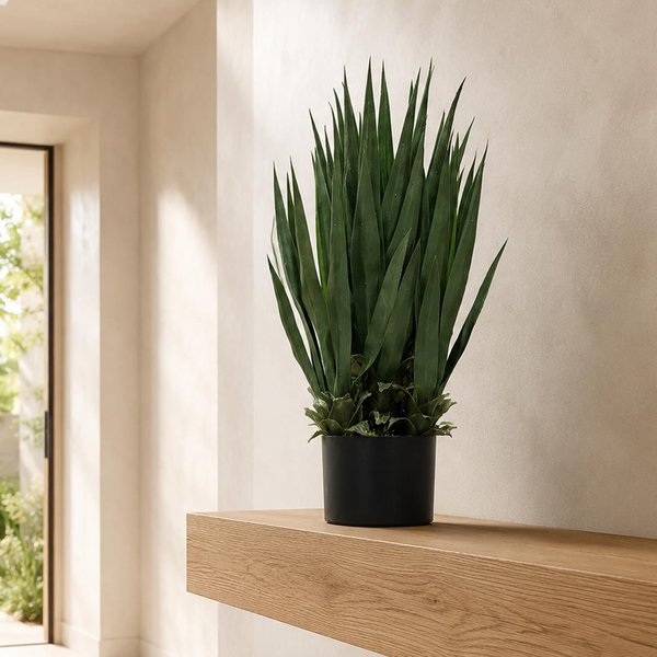 Botanik 70cm Artificial Yucca Plant, Green