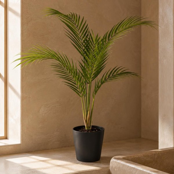 Botanik 70cm Artificial Areca Palm Tree, Green