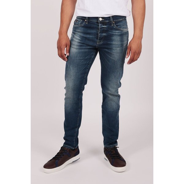 The Wolf Men's Signature Slim Fit Jeans in Blue | Size: 38