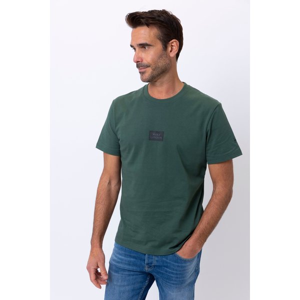 The Wolf Men's Lanzarote Short Sleeve T-Shirt in Green | Size: 2XL