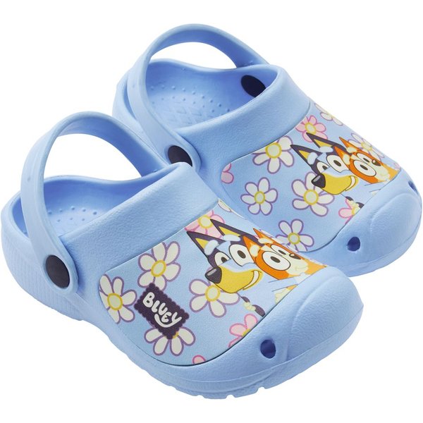Bluey Men's Floral Clogs in Blue | Size: 10