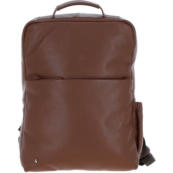 GABICCI Men's Real Leather Backpack in Tan