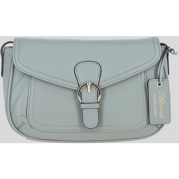 Ashwood Leather Women's 'Doralina' Real Leather Crossbody Bag in Olive