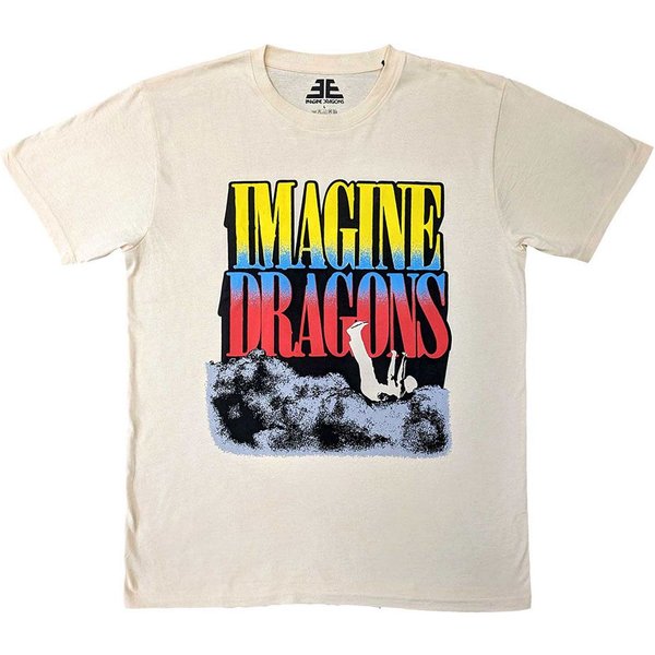 Imagine Dragons Falling Clouds T-Shirt in Natural | Size: Large