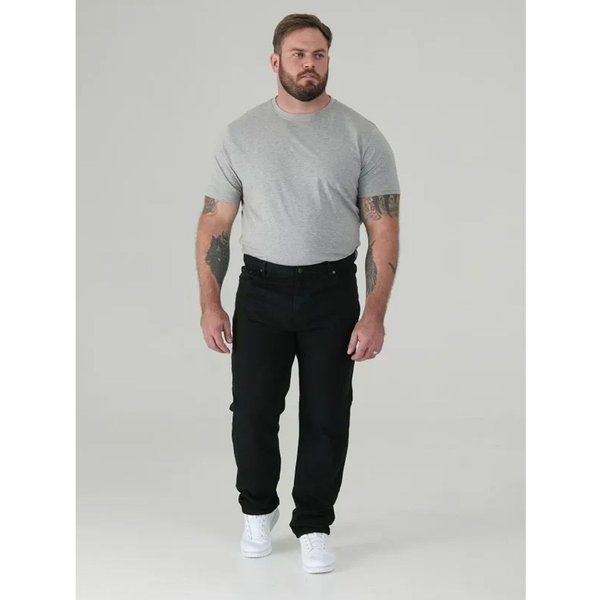 Duke Clothing Men's Rockford Comfort Fit Jeans in Black | Size: 30L