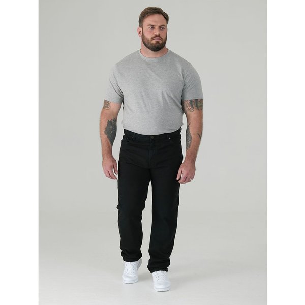D555 Men's Rockford Comfort Kingsize Jeans in Black | Size: 44L