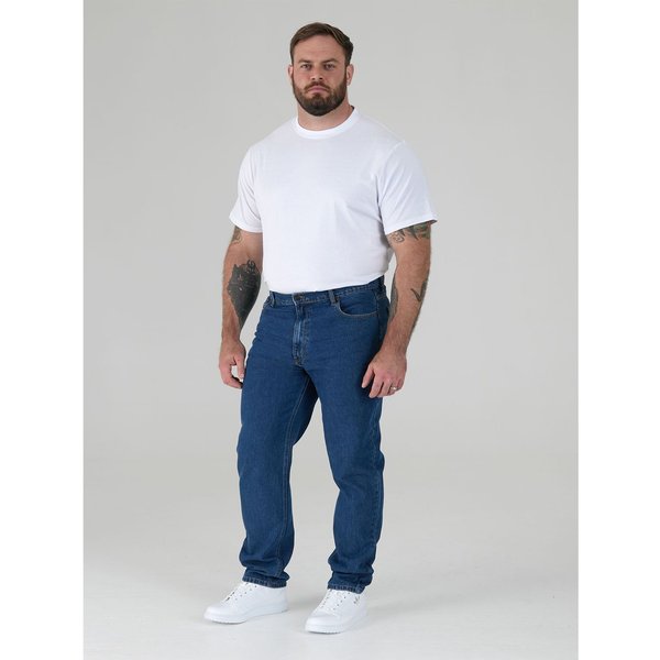 D555 Men's Rockford Comfort Kingsize Jeans in Light Stone | Size: 42L