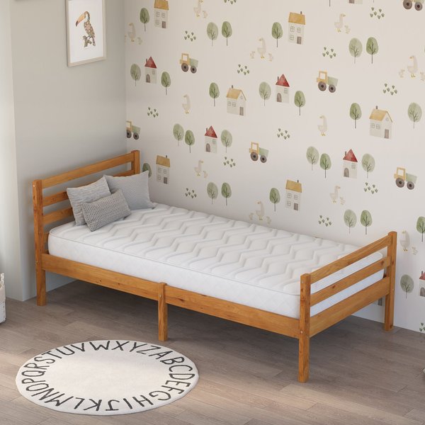 Aspire Kids Breathable Foam Free Mattress with OEKO-TEX fabric in White | Size: Single