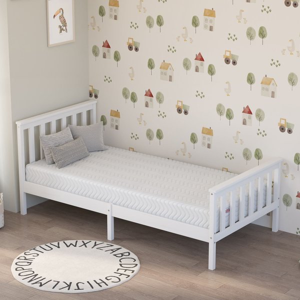 Aspire Kids Memory Mattress with Triple Foam Layers with OEKO-TEX fabric in White | Size: Double