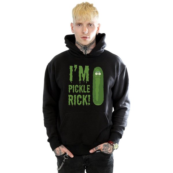 Rick & Morty Men's I´m Pickle Rick Hoodie in Black | Size: 2XL