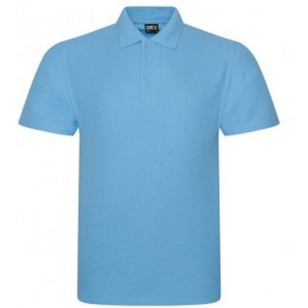 PRORTX Men's Pro Pique Polo Shirt in Blue | Size: Large