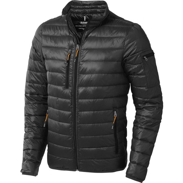 Elevate Men's Scotia Light Down Jacket in Dark Grey | Size: Large