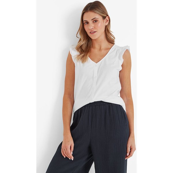 TOG24 Women's 'Eleanor' T-Shirt in White | Size: 24