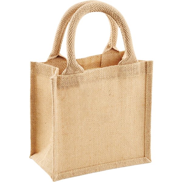 Westford Mill Jute Petite Gift Bag (4L) Pack of 2 in Natural