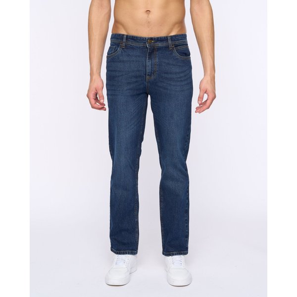 Duck&Cover Hydras Men's Straight Leg Slim-Fit Modern Jeans in Dark Navy | Size: 32R