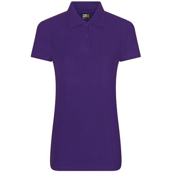 PRO RTX Women's Polo Shirt in Purple | Size: 2XL